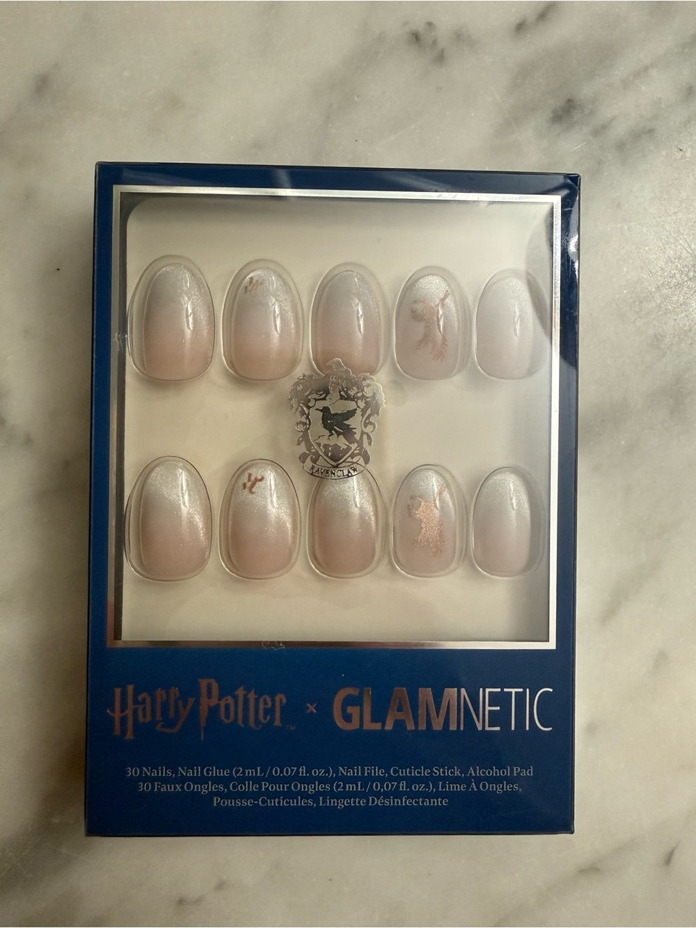 Glamnetic Harry Potter Rowena Ravenclaw Short Almond Press-On Nails nib - Picture 13 of 16